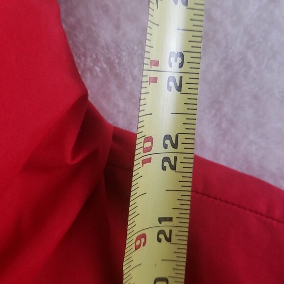 Jacket outerwear Wyoming woolens women's 8 red black woolen lining pocketed - Picture 14 of 15